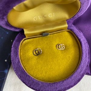 Gucci Gold Double G Earrings